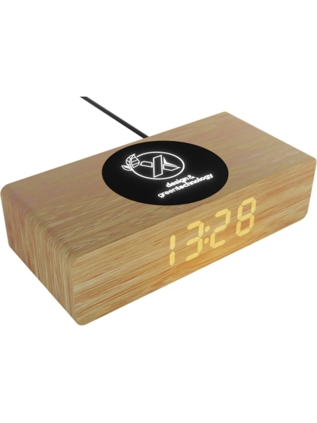 Stazione meteo e caricabatterie wireless personalizzato SCX.design W30